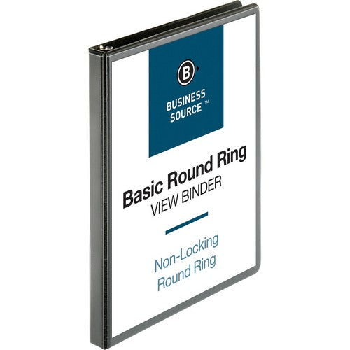 Business Source Round-ring View Binder - 09950