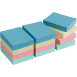 Business Source Premium Plain Pastel Adhesive Notes - 16500