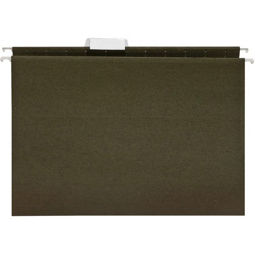Business Source 1/5 Tab Cut Letter Recycled Hanging Folder - 17533