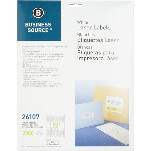 Business Source Address Laser Labels - 26107
