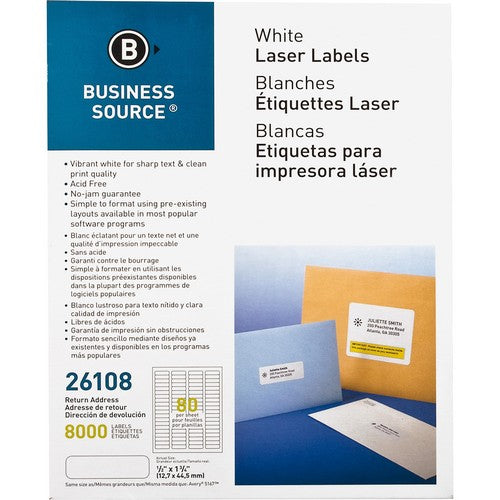 Business Source Address Laser Labels - 26108