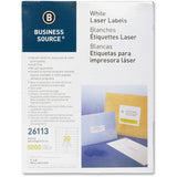 Business Source Bright White Premium-quality Address Labels - 26113