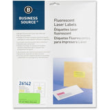 Business Source 2" Fluorescent Color Laser Labels - 26142