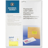 Business Source 2" Fluorescent Color Laser Labels - 26143