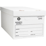 Business Source Lift-off Lid Light Duty Storage Box - 26752