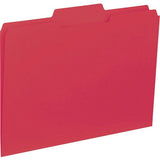 Business Source 1/3 Tab Cut Letter Recycled Top Tab File Folder - 43564