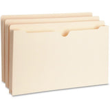 Business Source Straight Tab Cut Legal Recycled File Pocket - 65801