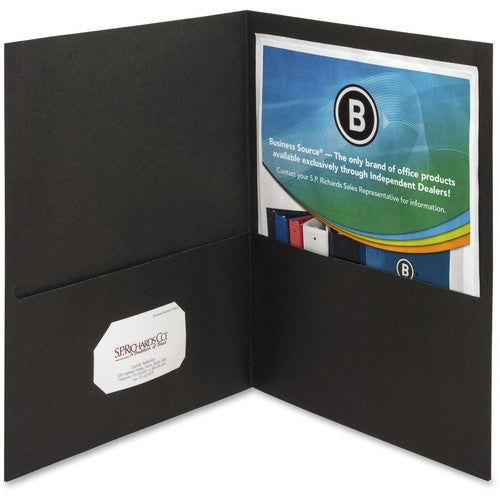 Business Source Letter Recycled Pocket Folder - 78490