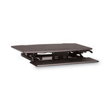 HON Coordinate Portable Desktop Riser, 35.04" x 31.1" x 5" to 16.54", Black