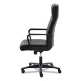 HON HVL604 High-Back Executive Chair, Supports Up to 250 lb, 16.25" to 20.75" Seat Height, Black