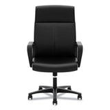 HON HVL604 High-Back Executive Chair, Supports Up to 250 lb, 16.25" to 20.75" Seat Height, Black