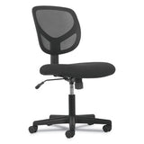 Sadie 1-Oh-One Mid-Back Task Chairs, Supports Up to 250 lb, 17" to 22" Seat Height, Black