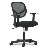 Sadie 1-Oh-Two Mid-Back Task Chairs, Supports Up to 250 lb, 17" to 22" Seat Height, Black