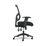 Sadie 1-Twenty-One High-Back Task Chair, Supports Up to 250 lb, 16" to 19" Seat Height, Black