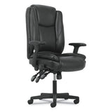 Sadie High-Back Executive Chair, Supports Up to 225 lb, 17" to 20" Seat Height, Black