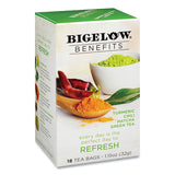 Bigelow Benefits Turmeric Chili Matcha Green Tea, 0.6 oz Tea Bag, 18/Box