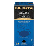 Bigelow English Teatime Black Tea, 0.08 oz Tea Bag, 28/Box