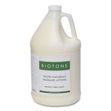 Biotone Nuti-Naturals Massage Lotion, 1 gal Bottle, Nature Scent