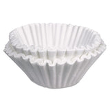 BUNN Commercial Coffee Filters, 6 gal Urn Style, Flat Bottom, 36/Cluster, 7 Clusters/Carton