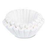 BUNN Commercial Coffee Filters, 32 Cup Size, Flat Bottom, 50/Cluster, 10 Clusters/Pack