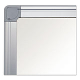 MasterVision Earth Easy-Clean Dry Erase Board, White/Silver, 18x24