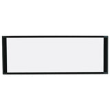 MasterVision Cubicle Workstation Dry Erase Board, 36 x18, Black Aluminum Frame