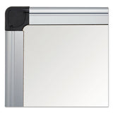 MasterVision Value Melamine Dry Erase Board, 48 x 72, White, Aluminum Frame