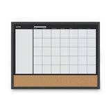 MasterVision 3-In-1 Combo Planner, 24.21" x 17.72", White, MDF Frame