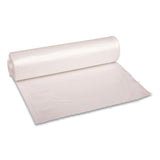 Boardwalk Low Density Repro Can Liners, 33 gal, 1.1 mil, 33" x 39", Clear, 10 Bags/Roll, 10 Rolls/Carton