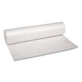 Boardwalk Low Density Repro Can Liners, 45 gal, 1.1 mil, 40" x 46", Clear, 10 Bags/Roll, 10 Rolls/Carton