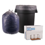Boardwalk Low Density Repro Can Liners, 60 gal, 1.75 mil, 38" x 58", Clear, 10 Bags/Roll, 10 Rolls/Carton