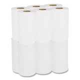Boardwalk Hardwound Paper Towels, Nonperforated, 1-Ply, 8" x 350 ft, White, 12 Rolls/Carton