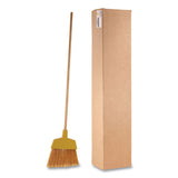 Boardwalk Angler Broom, 53" Handle, Yellow, 12/Carton