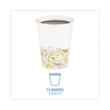 Boardwalk Deerfield Printed Paper Hot Cups, 12 oz, 50 Cups/Sleeve, 20 Sleeves/Carton