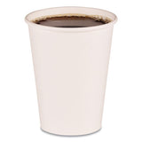 Boardwalk Paper Hot Cups, 12 oz, White, 20 Cups/Sleeve, 50 Sleeves/Carton