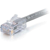 C2G 100ft Cat6 Non-Booted Network Patch Cable (Plenum-Rated) - Gray - 15276