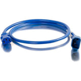 C2G 10ft 14AWG Power Cord (IEC320C14 to IEC320C13) - Blue - 17564