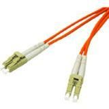 C2G-12m LC-LC 50/125 OM2 Duplex Multimode PVC Fiber Optic Cable - Orange - 33037