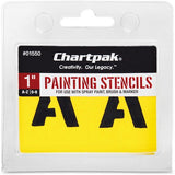 Chartpak Painting Letters/Numbers Stencils - 01550