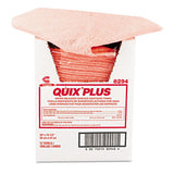 Chix Quix Plus Cleaning and Sanitizing Towels, 13.5 x 20, Pink, 72/Carton