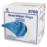 Chix DuraWipe General Purpose Towels, 12 x 12, Blue, 250/Carton
