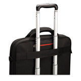 Case Logic Diamond Briefcase, Fits Devices Up to 15.6", Polyester, 16.1 x 3.1 x 11.4, Black
