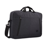 Case Logic Huxton 15.6" Laptop Attache, Fits Devices Up to 15.6", Polyester, 16.3 x 2.8 x 12.4, Black