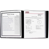 C-Line 24-Pocket Bound Sheet Protector Presentation Book - 33240