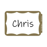 C-Line Self-Adhesive Name Badges, 3.5 x 2.25, Gold, 100/Box