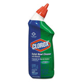 Clorox Toilet Bowl Cleaner with Bleach, Fresh Scent, 24oz Bottle