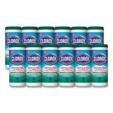 Clorox Disinfecting Wipes, 7 x 8, Fresh Scent, 35/Canister, 12/Carton