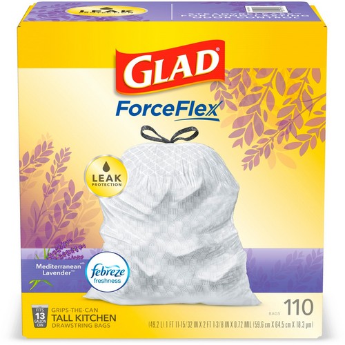 Glad ForceFlex Tall Kitchen Drawstring Trash Bags - 79157