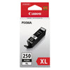 Canon 6432B001 (PGI-250XL) ChromaLife100+ High-Yield Ink, 500 Page-Yield, Black