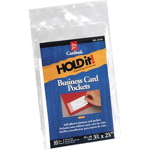 Cardinal HOLDit! Business Card Pockets - 21510